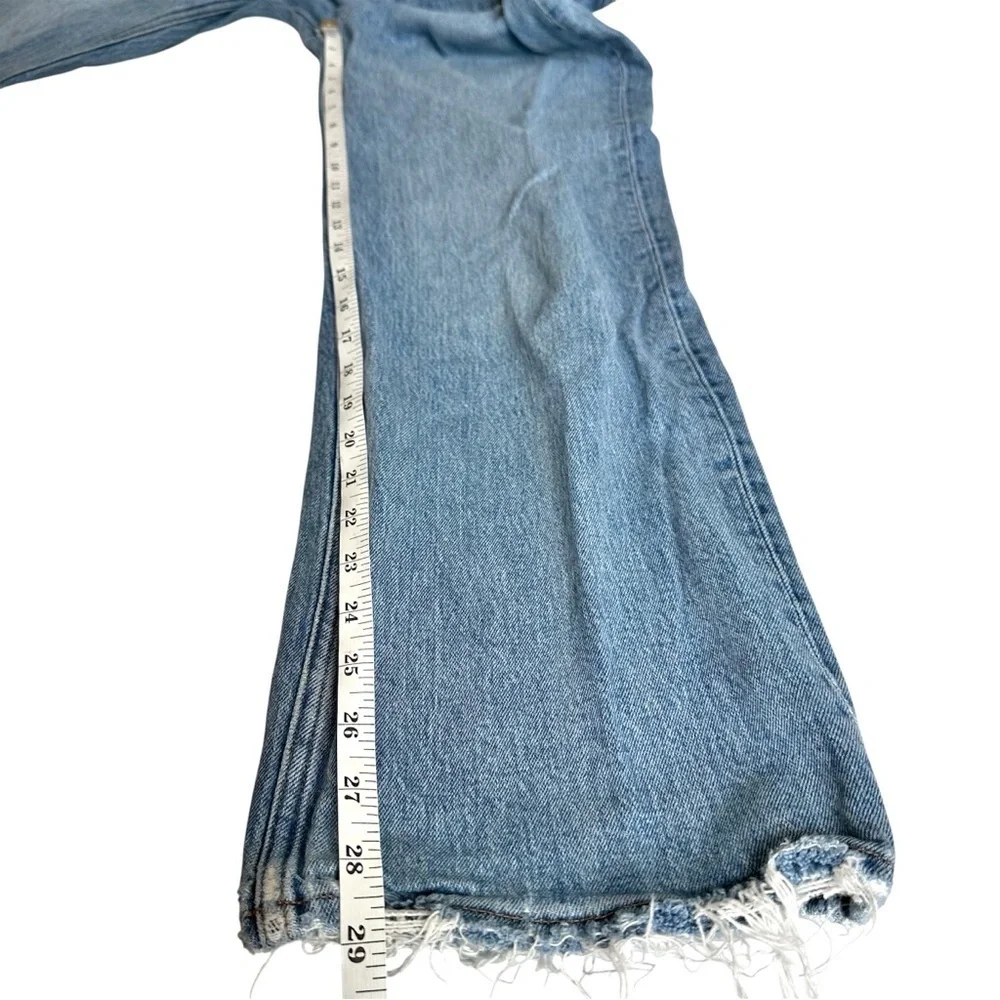 Abercrombie & Fitch Curve Love High Rise 90s Relaxed Jean 27 4 Short Stretch